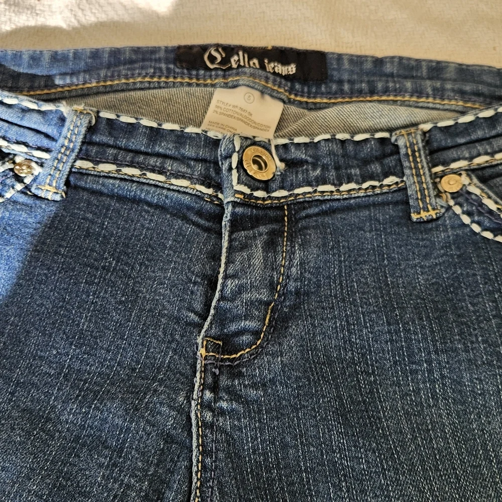 Cello Straight Leg Jeans, Size 5 - Picture 2 of 4